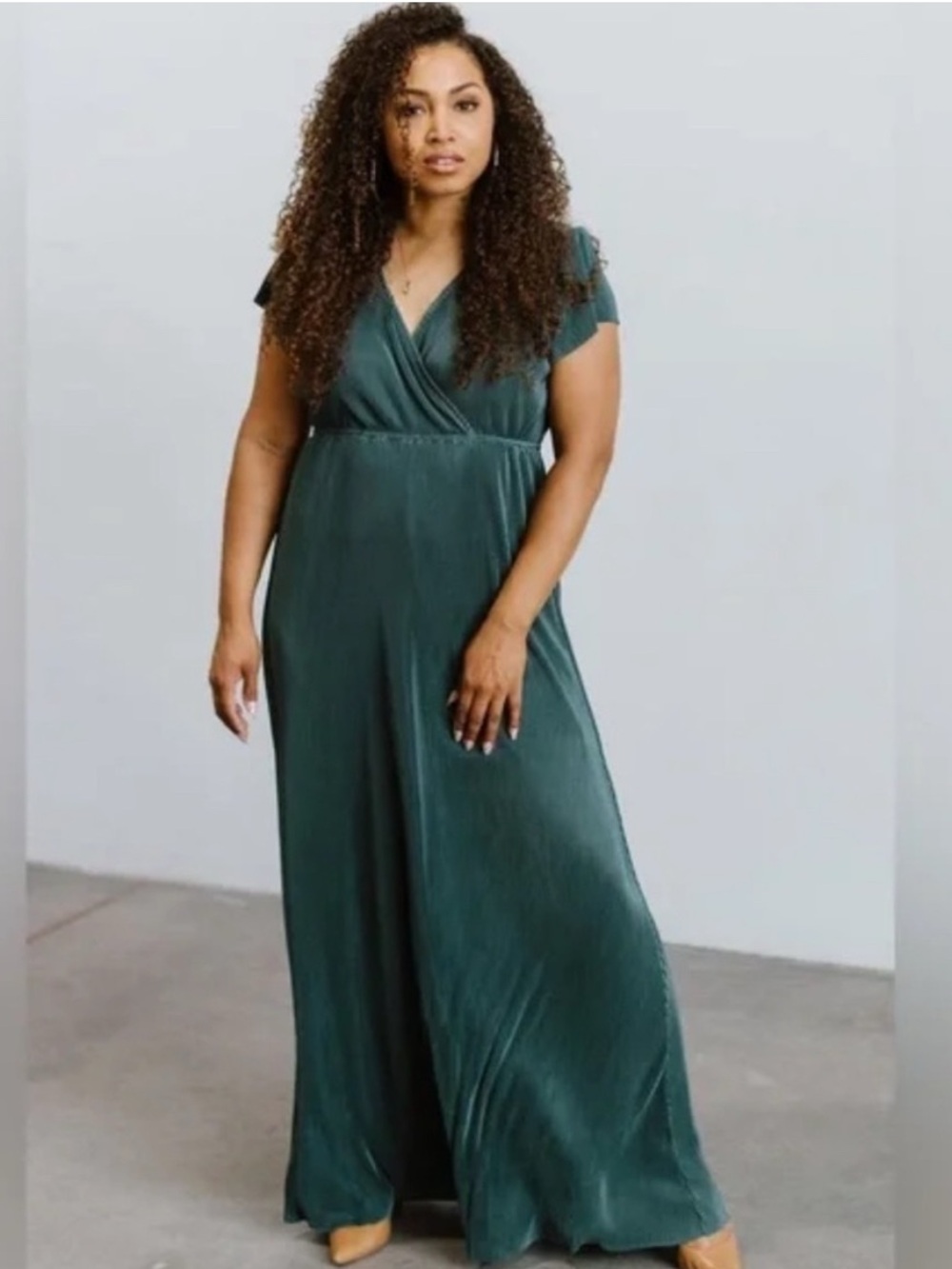 Baltic Born Athena Pleated Maxi Dress